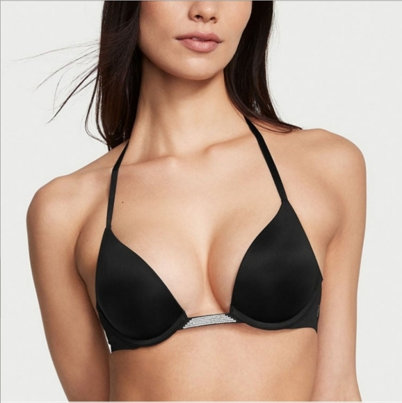 🍒NWT🍒 VS BARE PUNGE CONVERTIBLE INVISIBLE SOLUTION BLING BRA - Picture 3 of 6